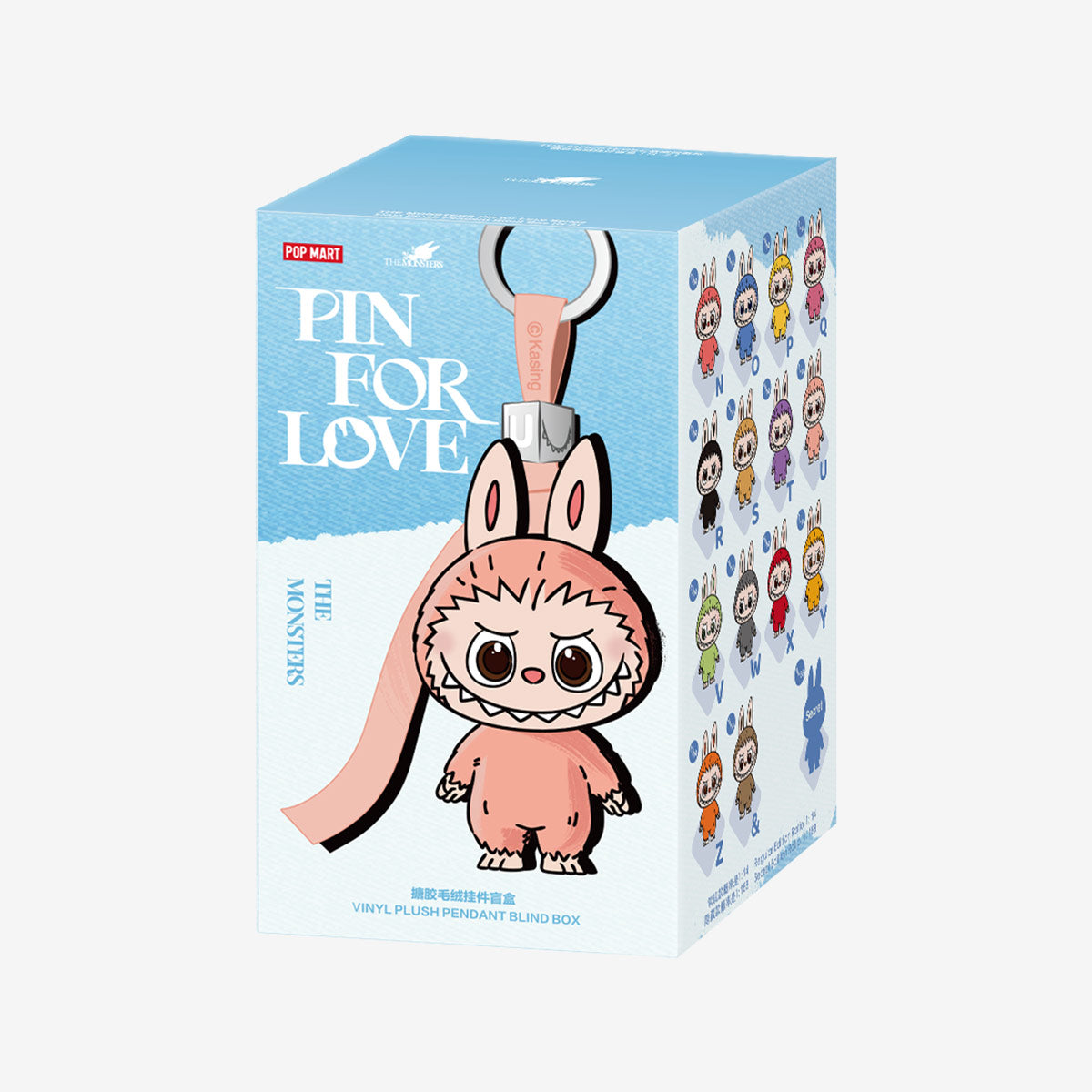 Mini Peluche Style Labubu – Collector Pin for love